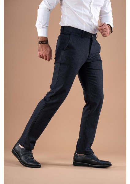 Klasik Kesim Kışlık Pamuklu Gabardin Pantolon