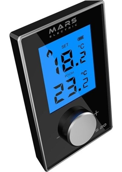 S20 Kablosuz Dijital Oda Termostat Siyah modelleri