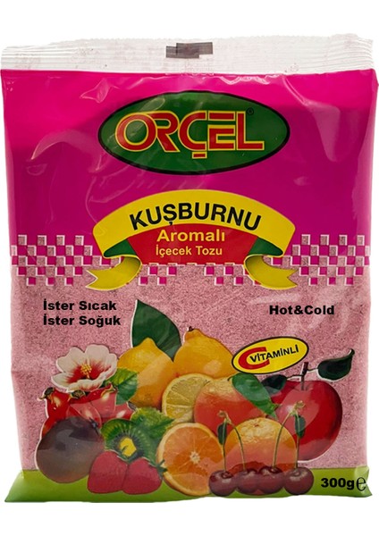 Kuşburnu Aromalı İçecek Tozu Oralet 300 gr