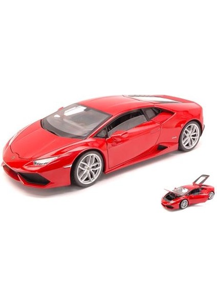 1:24 Lamborghini Huracan Coupe Kırmızı Model Araba