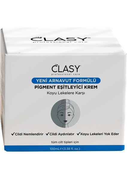 Clasy Care Cilt Pigment Eşitleyici Krem