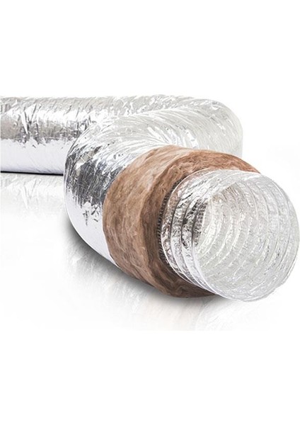 Ses/ısı Izoleli Hava Kanalı 10 Metre - 152 mm