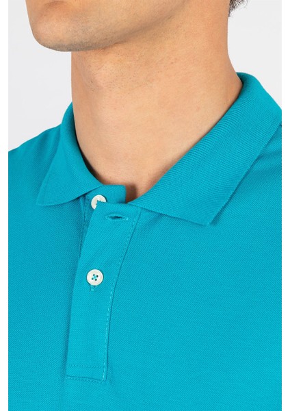 Slim Fit Dar Kesim Düz Polo Yaka Erkek T-Shirt modelleri