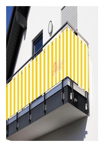 Elisya Home Elisyahome Balkon Korkuluk Perdesi Branda Güneşlik 6 Renk Seçeneği