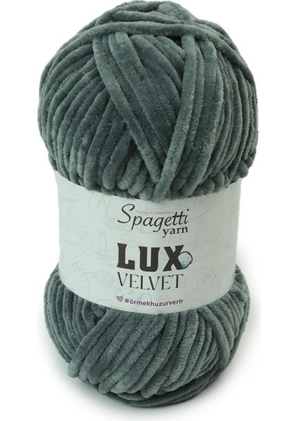Lux Velvet Füme Kadife El Örgü Ipliği