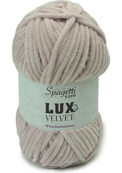 Lux Velvet Pudra Pembe Kadife El Örgü Ipliği