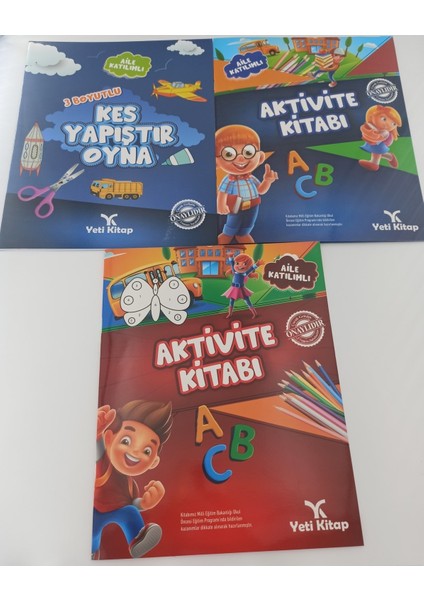 3-6 Yaş Anaokulu Okul Öncesi Etkinlikler Setim (3 Lü Set)