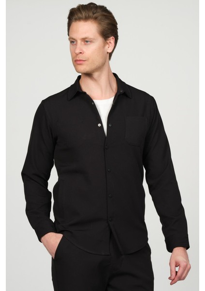 Önü Düğmeli Baharlık Ince Erkek Gömlek Ceket fırsatları