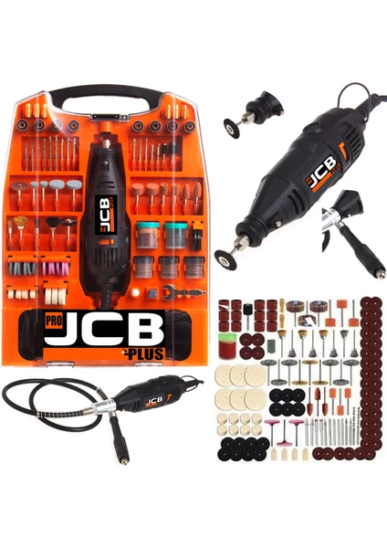 Projcb Plus Pro Jcb Plus American 750 W Komple 300 Pcs Set ve Gravür Oyma Devir Ayarlı Yazı Makinesi