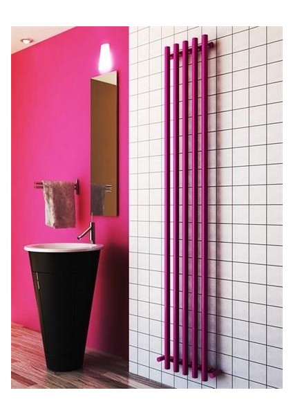 Akasya 1500X1050 Siyah 18 Dilim Çelik Dekoratif Radyatör