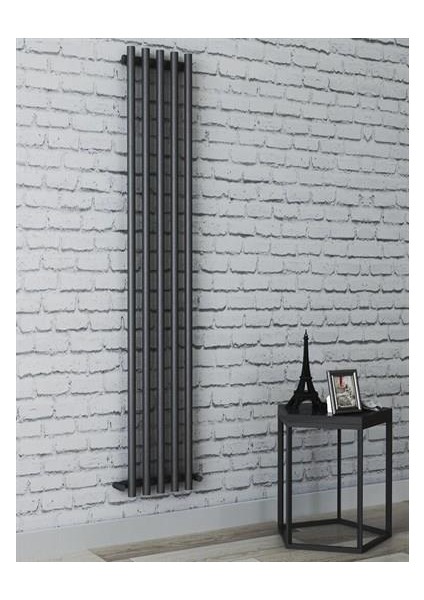 Akasya 900X390 Beyaz 7 Dilim Çelik Dekoratif Radyatör