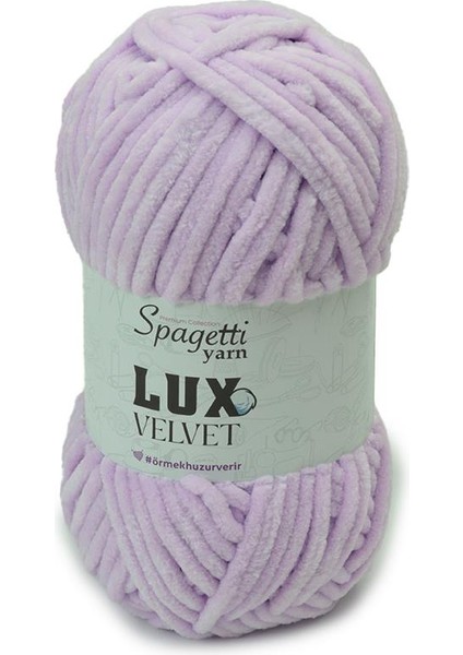 Lux Velvet Lila Kadife El Örgü Ipliği