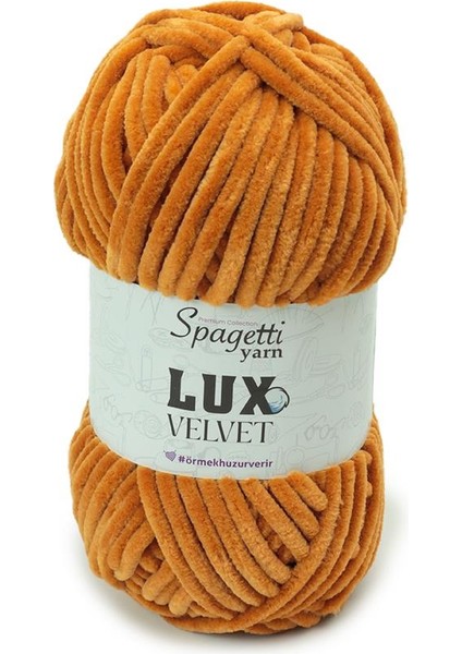 Lux Velvet Bronz Kadife El Örgü Ipliği