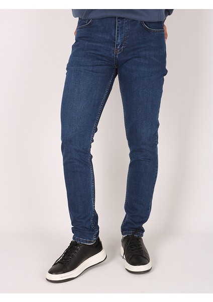 Erkek Lacivert Kot Pantolon modelleri