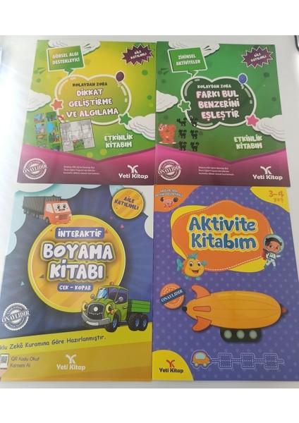 Dikkat Aktivite Güçlendirme Setim Plus 3 Yaş