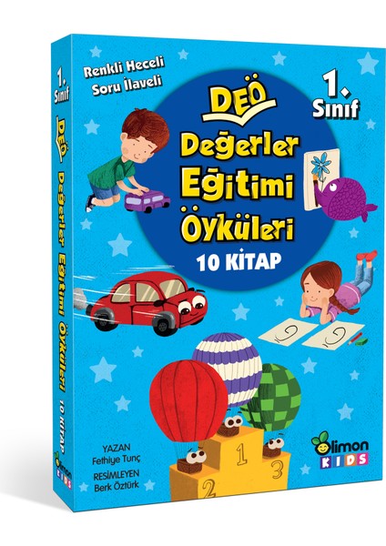 DEÖ Değerler Eğitimi Öyküleri 1. Sınıf (10 Kitap Takım)