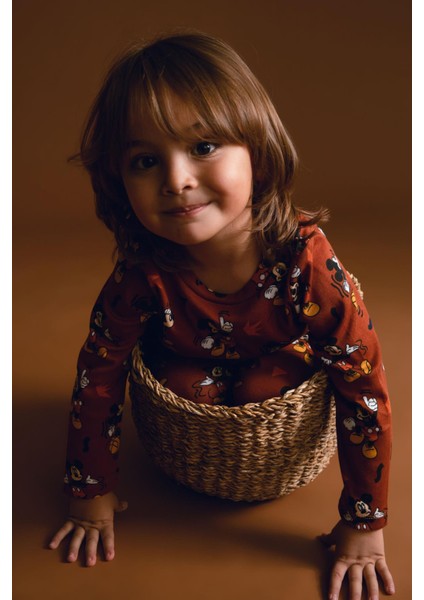 Erkek Bebek Disney Mickey & Minnie Pijama Takım Y6225A222AU fiyatları