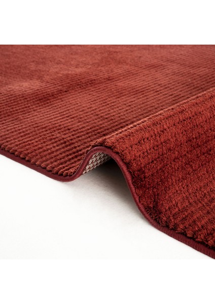 Pera 1001 Bordo Hav Vermez Kolay Temizlenir Yumuşak Dokulu Modern Kesme Halı
