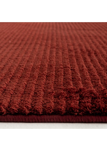 Pera 1001 Bordo Hav Vermez Kolay Temizlenir Yumuşak Dokulu Modern Kesme Halı
