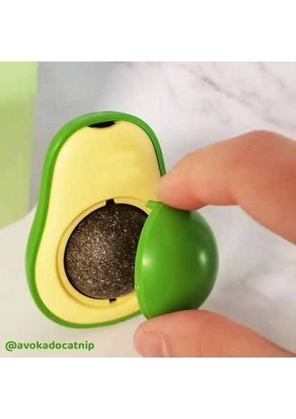 Avokado Şeklinde Catnipli Doğal Kedi Yalama Topu 6 cm fiyatları