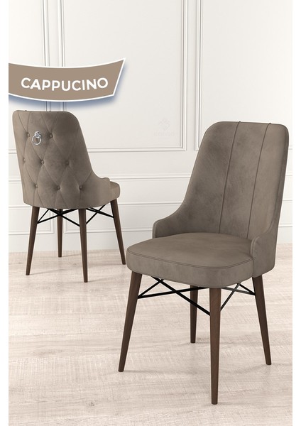 Concept Are Serisi 80 x 132 cm Mdf Masa Barok Ahşap Desen Masa Takımı 6 Sandalye Gümüş Halkalı fırsatları