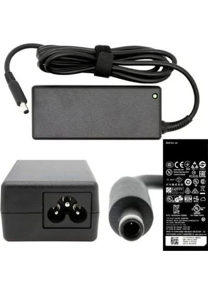 19.5 Volt 4.62 Amper Ince Iğneli Dell Adaptör Dell Yeni Model 4.5*3.0mm