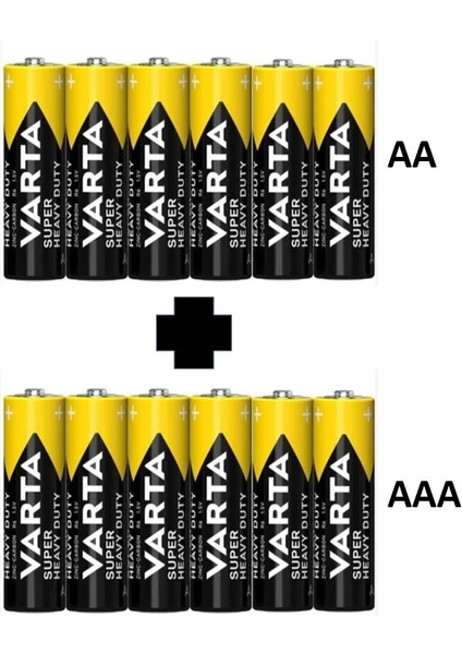 Süperlife 16'li Özel Pil PAKETI(8AA+8AAA)