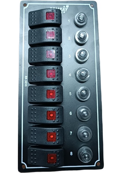 Sigorta Paneli 8li Otomatik Sigortalı Marin
