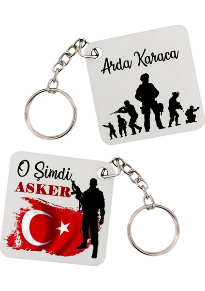 O Şimdi Asker İsimli Hediyelik Anahtarlık