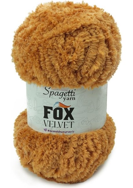 Fox Velvet Bronz Kadife El Örgü Ipliği