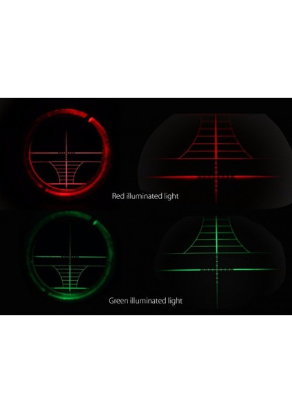 Nikula 3-9X50AOEG Çıft Işıklı Retikül Optik Görüş Kapsamlı Zoomlu Tüfek Dürbün