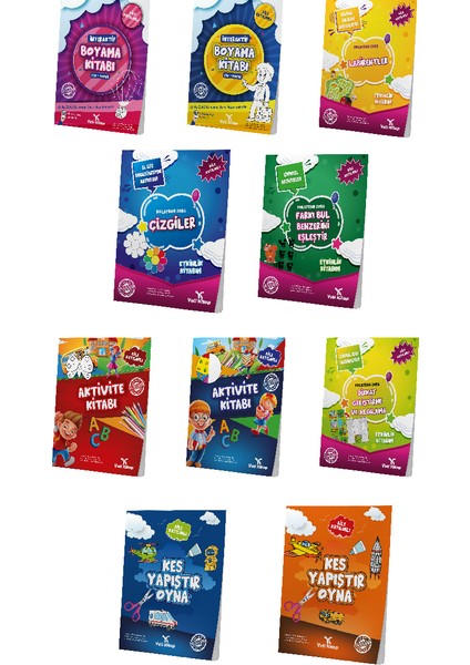 Çocuk Öğretici Set (10 Kitap) - Feyyaz Ulaş (Ciltli)