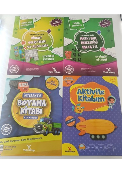 Dikkat Etkinlik Güçlendirme Setim Plus 3 Yaş - Feyyaz Ulaş (Ciltli)