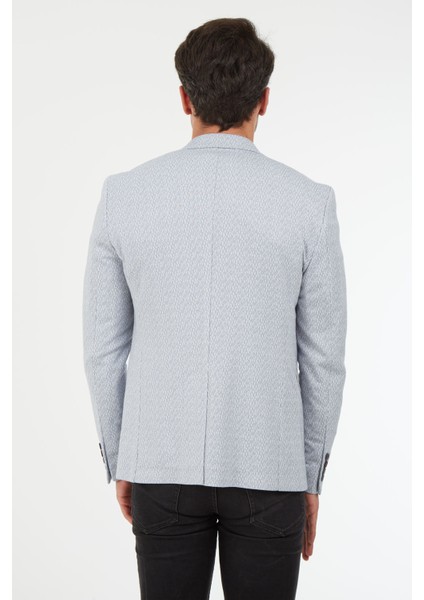 5127 Dar Kalıp Yarım Astarlı Gri Erkek Ceket indirimleri