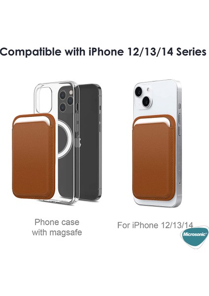 Apple iPhone 12 Pro Max Leather Wallet Magsafe Koyu Yeşil