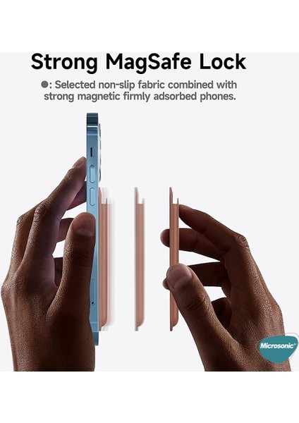 Apple iPhone 12 Pro Max Leather Wallet Magsafe Koyu Yeşil