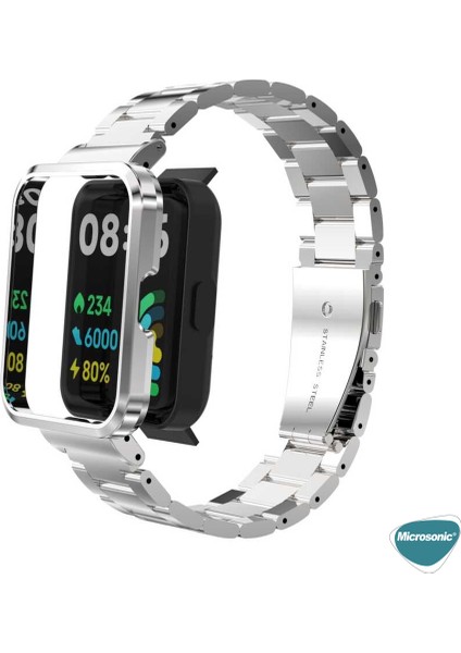 Xiaomi Redmi Watch 2 Lite Metal Stainless Steel Kordon Gümüş indirimleri