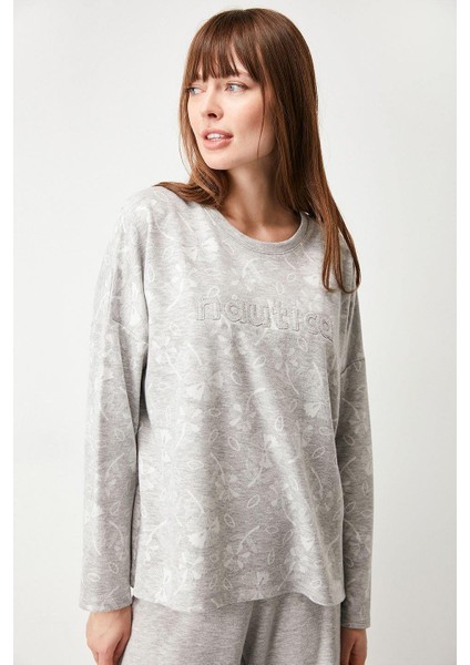 Kadın Uzun Kollu Pijama Takımı 421 fiyatları