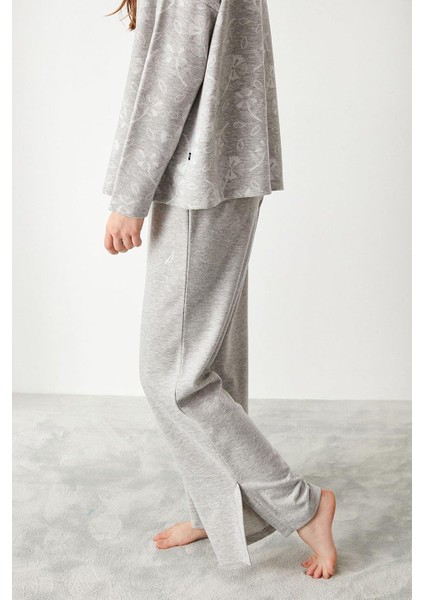 Kadın Uzun Kollu Pijama Takımı 421 modelleri