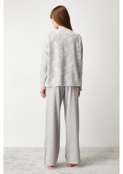 Kadın Uzun Kollu Pijama Takımı 421 fırsatları