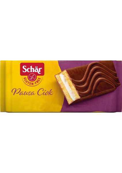 Glutensiz Pausa Ciok Kakao Kaplamalı Kek 35 gr x 3 Adet