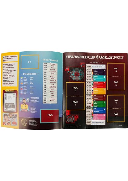 FIFA World Cup Katar 2022 Başlangıç Paketi Albüm Hediyeli 10 adet Çıkartma fırsatları