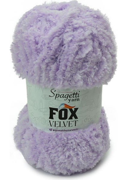 Fox Velvet Açık Lila Kadife El Örgü Ipliği