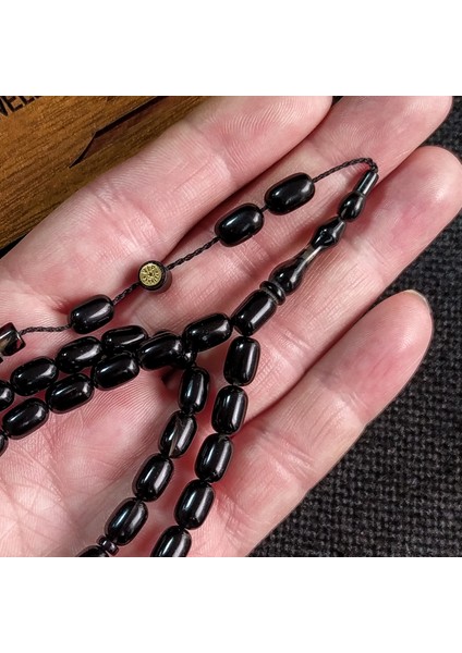 6x9 mm Bürokrat Boy Ateşi Kehribar Tesbih - Usta Işçilikli Sıkma Kehribar - Diyarbakır Model modelleri