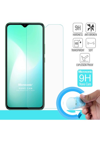 Infinix Hot 11 Play Nano Glass Cam Ekran Koruyucu