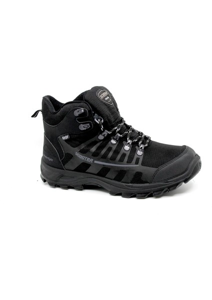 5551 Unisexs Siyah Bağcıklı Su Geçirmez Watertight Bot
