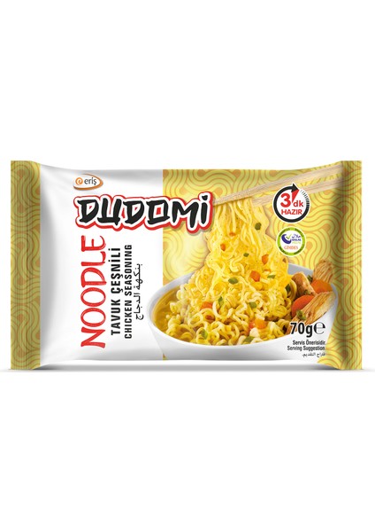 Tavuk Çeşnili Noodle 70 gr Poşet