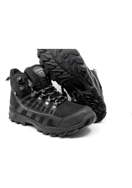 5551 Unisexs Siyah Bağcıklı Su Geçirmez Watertight Bot fırsatları