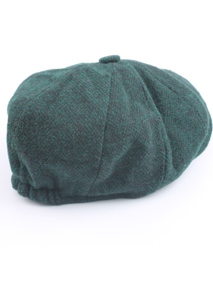 Kasket Model Kaşe Şapka Yeşil CAPKSKTR04