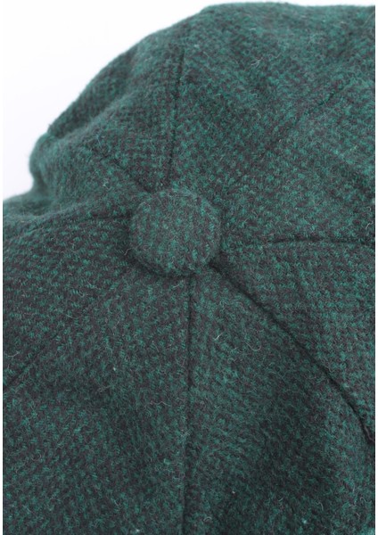 Kasket Model Kaşe Şapka Yeşil CAPKSKTR04
